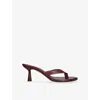 Aeyde 75mm Daphne Nappa Leather Thong Sandals