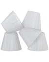 Af Lighting Angelo: Home Set Of 5 Floor Lamp Shades In White