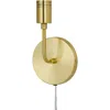 Af Lighting Calla Single Wall Sconce, 9"hx5"wx4"e, 1-40w Edison Bulb, Plug