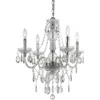 Af Lighting Naples Mini Chandelier, 4-60w Candle Bulbs, 23"hx21"d, Hardwire Option
