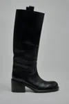 A.f. Vandevorst Leather Iconic Boot In Black