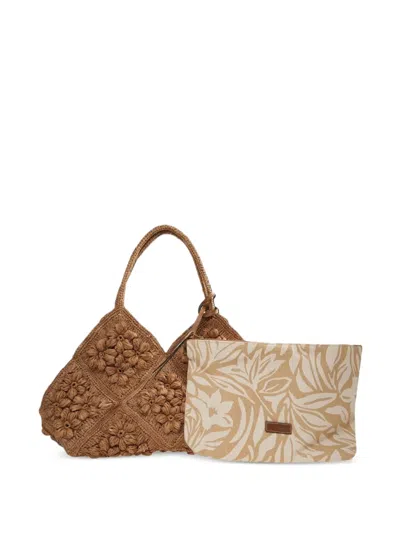 Afar Desire Satchel Bag In Brown