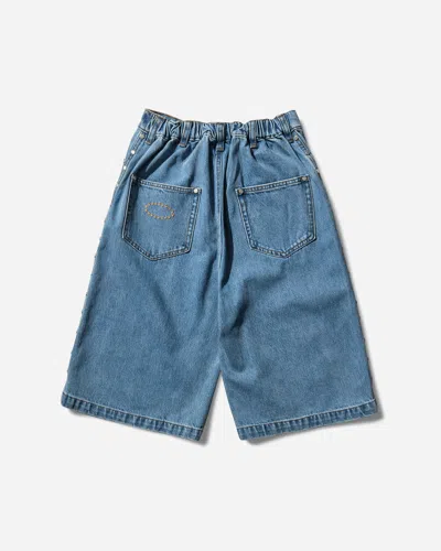 Afb Men S Studded Wide Shorts In Blue