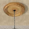Afd Golden Leaf Chandelier Ceiling Medallion 24 Inch Diameter