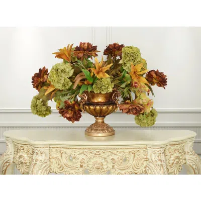 Afd Golden Swirl Classic Vase 12.75