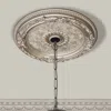 Afd Petite Round Champagne Ceiling Medallion 24 Inch Diameter