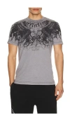 Affliction Homage Tee In Silver