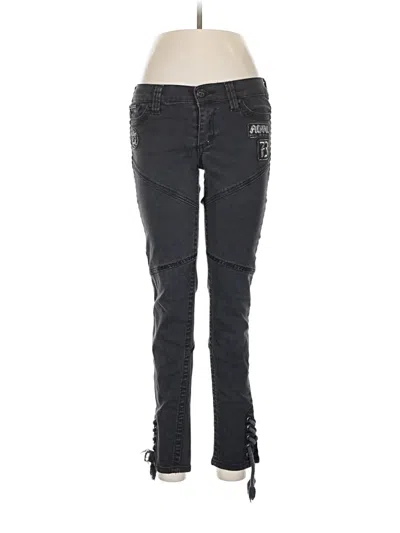 Pre-owned Affliction Jeans In Gray