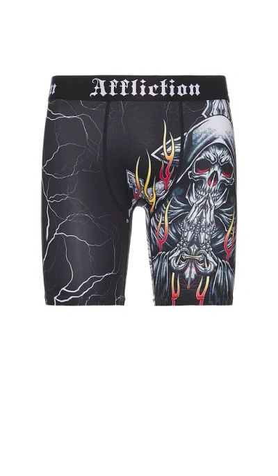 Affliction Phantom Fire Boxer Brief In Black