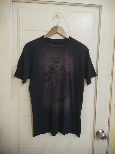 Pre-owned Affliction The Poems Of  Casual Shirt In Black