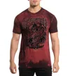 Affliction Treacherous Tee In Red Ochre In Multi