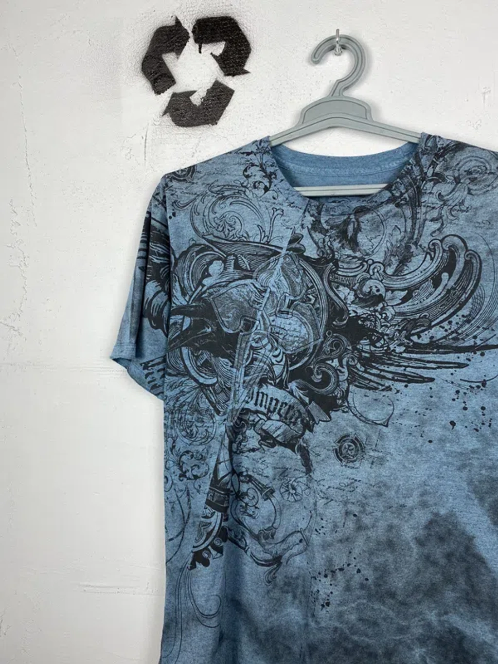 Pre-owned Affliction X Tapout Crazy Y2k Opium Affliction Style