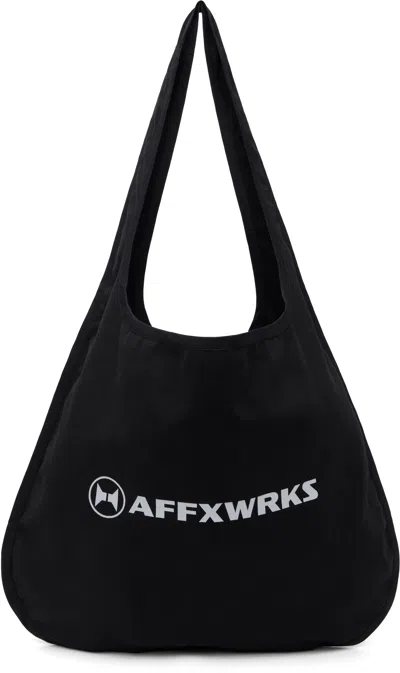 Affxwrks Black Circular Bag