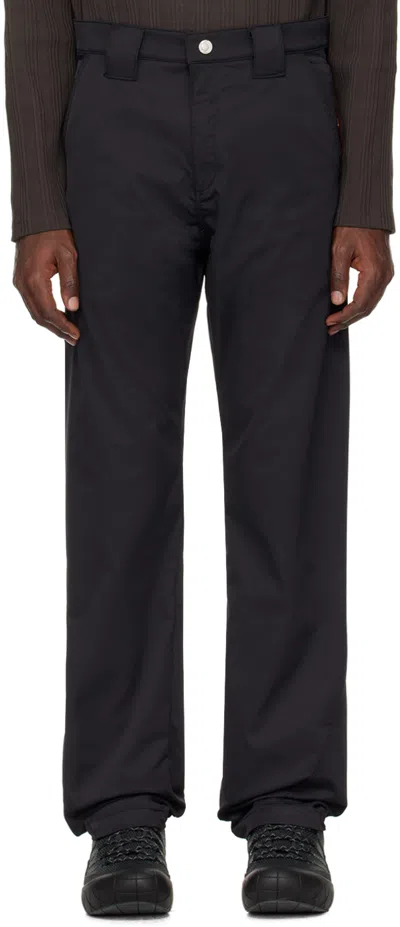 Affxwrks Black Curved Trousers
