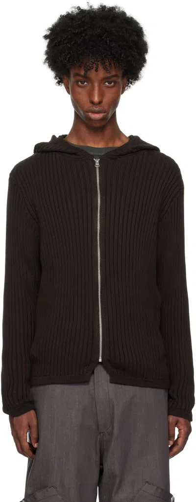 Affxwrks Men S Knit Hoodie Russet In Rsset