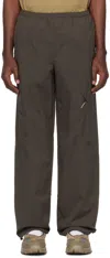 AFFXWRKS BROWN TRANSIT TROUSERS
