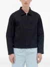 Affxwrks Topstitched Zip-up Jacket In Black