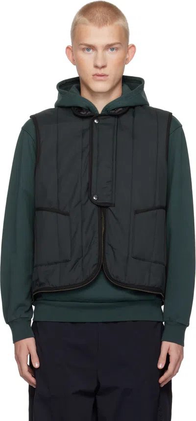 Affxwrks Gray Bag Vest In Pegry