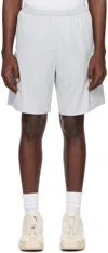Affxwrks Gray Flex Shorts In Mineral Grey