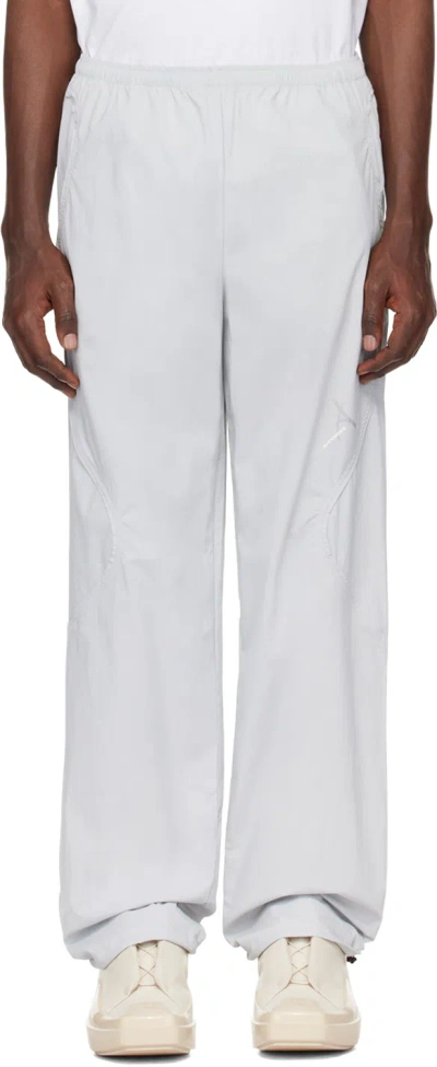 Affxwrks Gray Transit Trousers In Mineral Grey