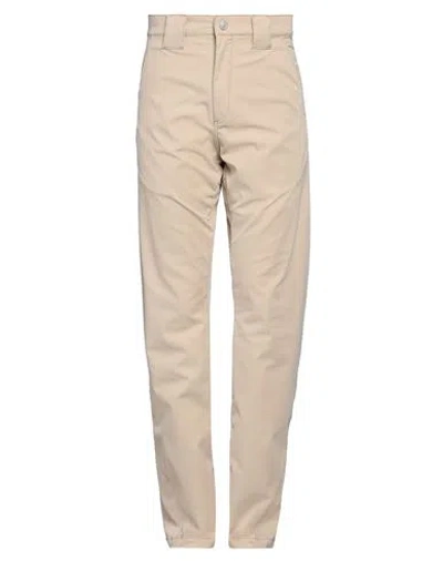 Affxwrks Man Pants Beige Size S Polyester