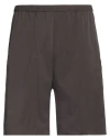 Affxwrks Man Shorts & Bermuda Shorts Lead Size Xl Cotton, Elastane, Nylon In Grey