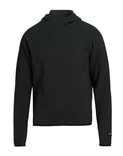 Affxwrks Man Sweatshirt Dark Green Size S Recycled Polyester, Recycled Polycarbonate, Elastane In Blue