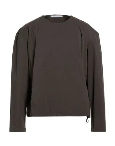 Affxwrks Man T-shirt Charcoal Size L Nylon, Elastane In Gray