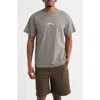 Afield Out Axis Graphic T-shirt In Gray