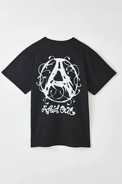 AFIELD OUT AXIS GRAPHIC TEE IN BLACK, MEN'S AT URBAN OUTFITTERS