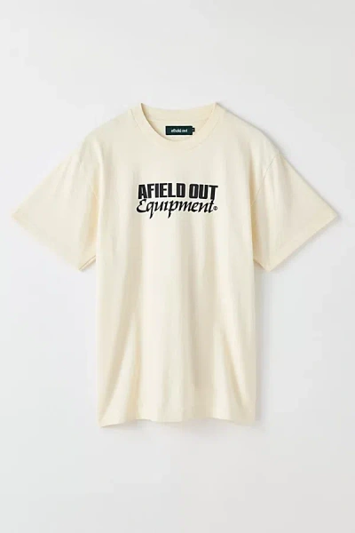Afield Out Brush Graphic Tee In Ivory, Men's At Urban Outfitters In Neutral
