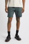 Afield Out Cascade Cargo Nylon Shorts In Teal