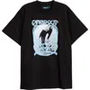 Afield Out Descend Cotton Graphic T-shirt In Black