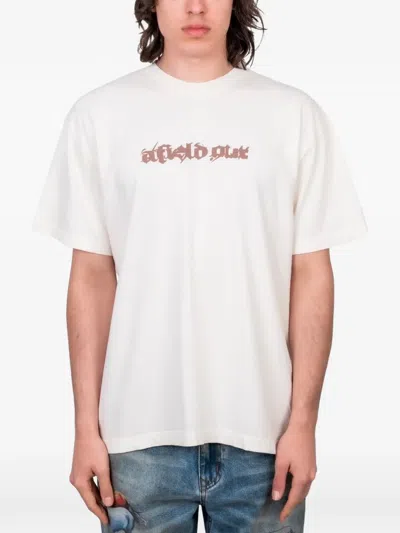 Afield Out Graphic-print Cotton T-shirt In White