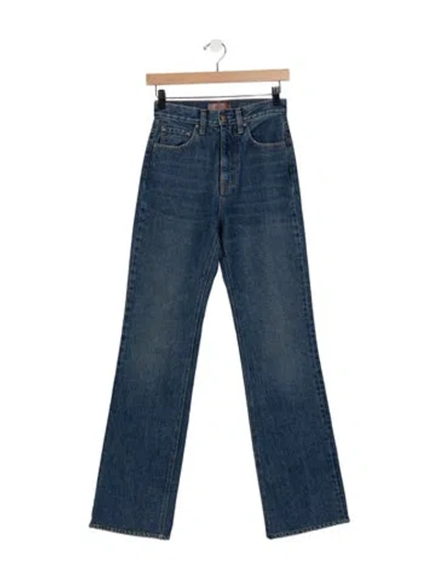 Pre-owned Aflalo High-rise Flared Jeans In Blue
