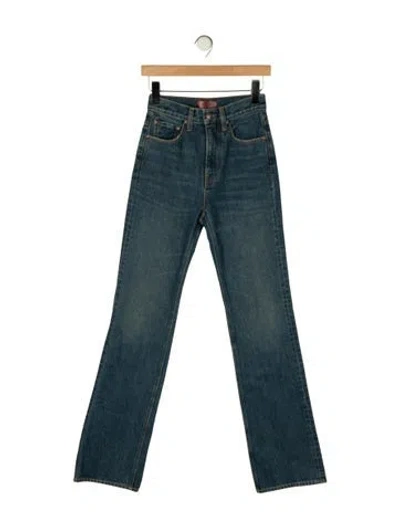 Pre-owned Aflalo High-rise Flared Jeans In Blue