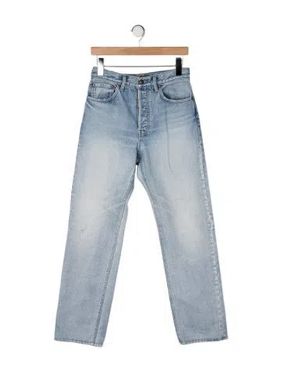 Pre-owned Aflalo High-rise Straight Leg Jeans In Blue