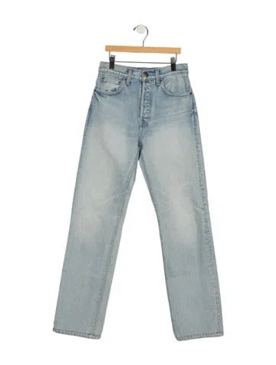 Pre-owned Aflalo High-rise Straight Leg Jeans In Blue