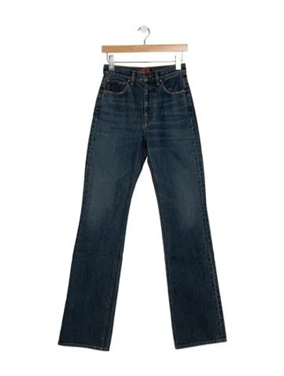 Pre-owned Aflalo Mid-rise Flared Jeans W/ Tags In Blue