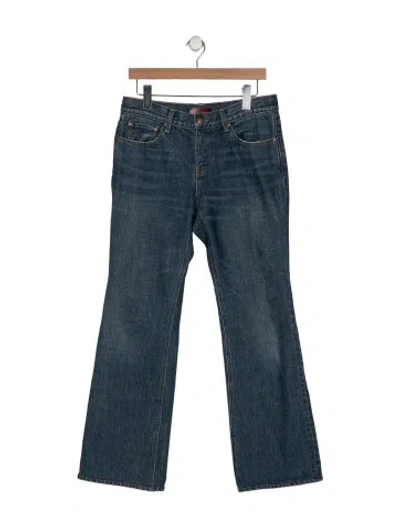 Pre-owned Aflalo Mid-rise Wide Leg Jeans In Blue