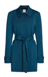 Aflalo Mira Silk Jacket In Blue