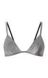 Aflalo Neris Triangle Bra In Silver