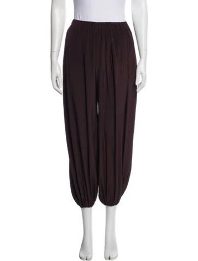 Pre-owned Aflalo Silk Skinny Leg Pants In Purple