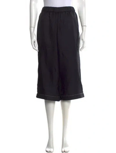 Pre-owned Aflalo Silk Wide Leg Pants W/ Tags In Black