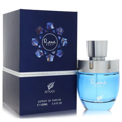 Afnan 2pcs Combo Gift Set  Rare Reef By  Extrait De Parfum Spray (unisex) 3.4 oz For Men In Blue
