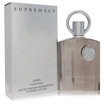Afnan 2pcs Combo Supremacy Silver By  Eau De Parfum Spray 3.4 oz Men In Multi