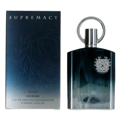 Afnan 2pcs Supremacy Incense By , 3.4 oz Eau De Parfum Spray For Men In Multi