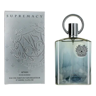 Afnan 3.4 oz Supremacy Silver Eau De Parfum Spray For Men In Multi