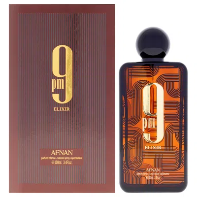 Afnan 9 Collection - 9 Pm Elixir Intense By  For Unisex - 3.4 oz Extrait De Parfum Spray