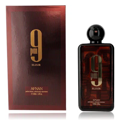 Afnan 2pcs Combo Set 9pm Elixir By , 3.4 oz Parfum Spray For Unisex In Brown